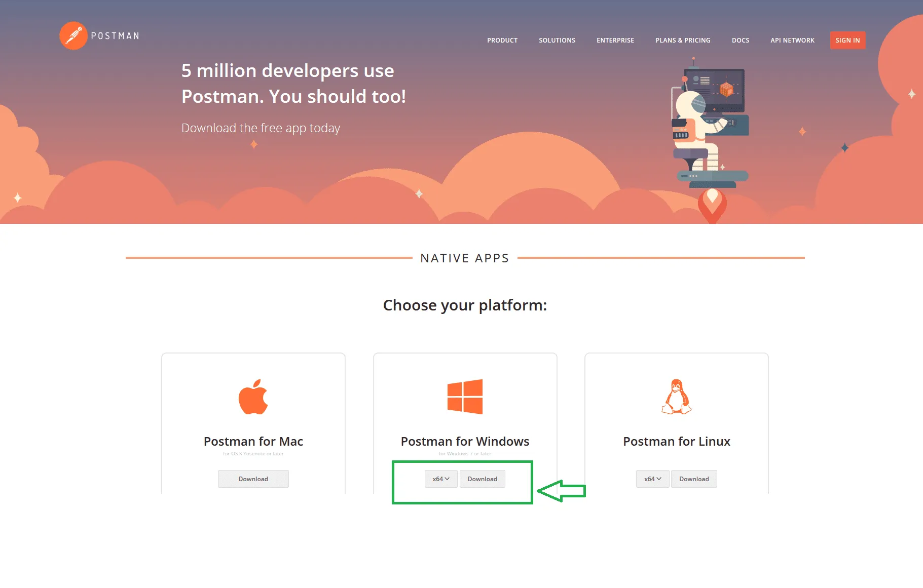 Basic instructions for installing and using Postman